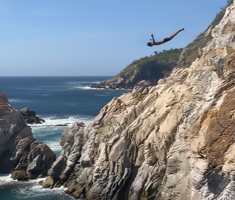 Salto clavadistas en Guerrero